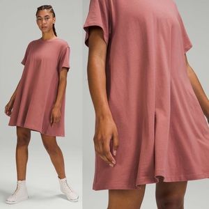 Lululemon All Yours Tee Dress Spiced Chai